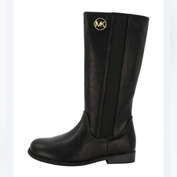 MICHAEL KORS BOOTS EMMA LIBERTY BLACK FOR GIRLS Size 2 - Picture 1 of 11